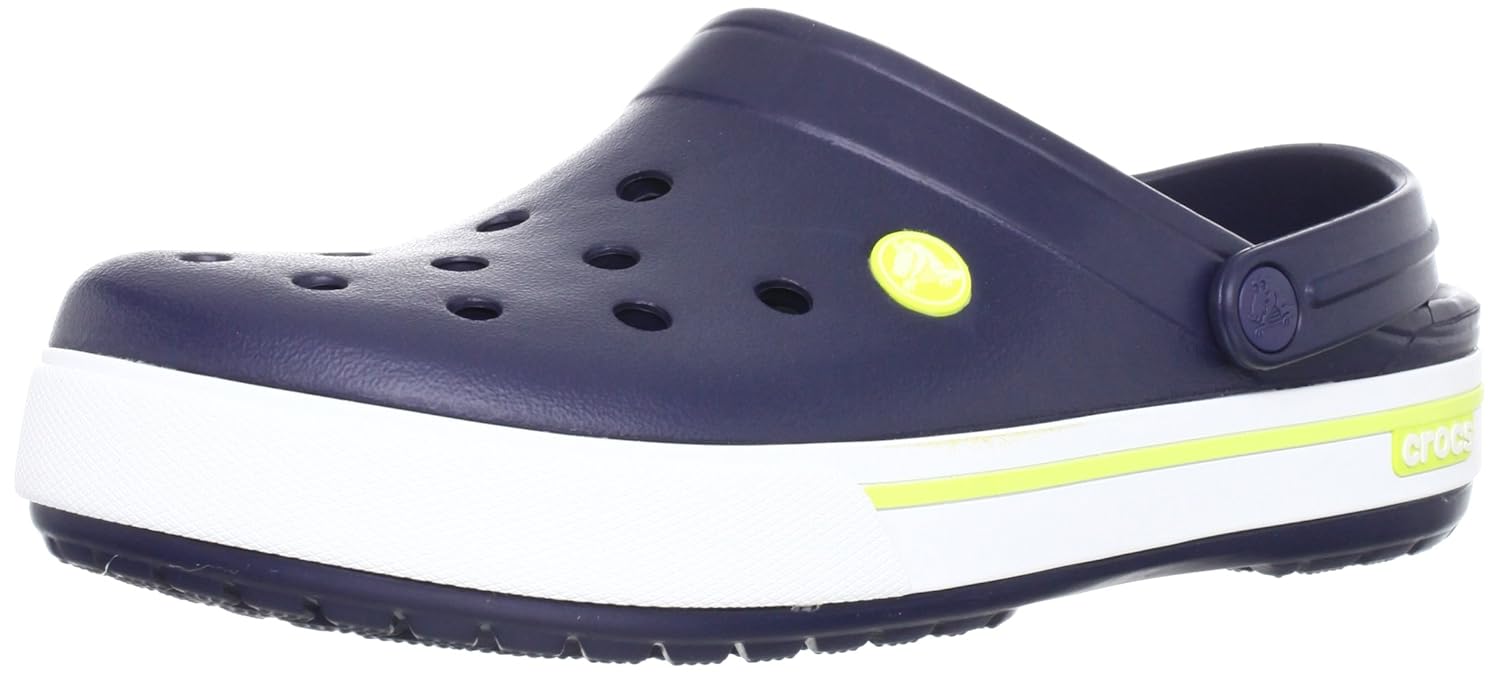 crocs unisex crocband ii.5 khaki and espresso rubber clogs and mules