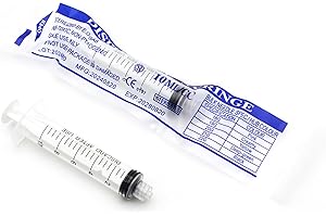 INFINITEADHERE 10mL Luer Lock Syringe, Sterile, Individually Sealed - 80 Syringes per Box (no needle)