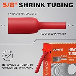 Dowire Heat Shrink Tubing 5/8" - Adhesive Lined