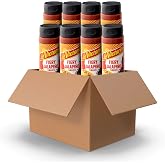 LA VICTORIA Fiery Jalape&ntilde;o Sauce Hot, 9oz Squeeze Bottle (8 pack)