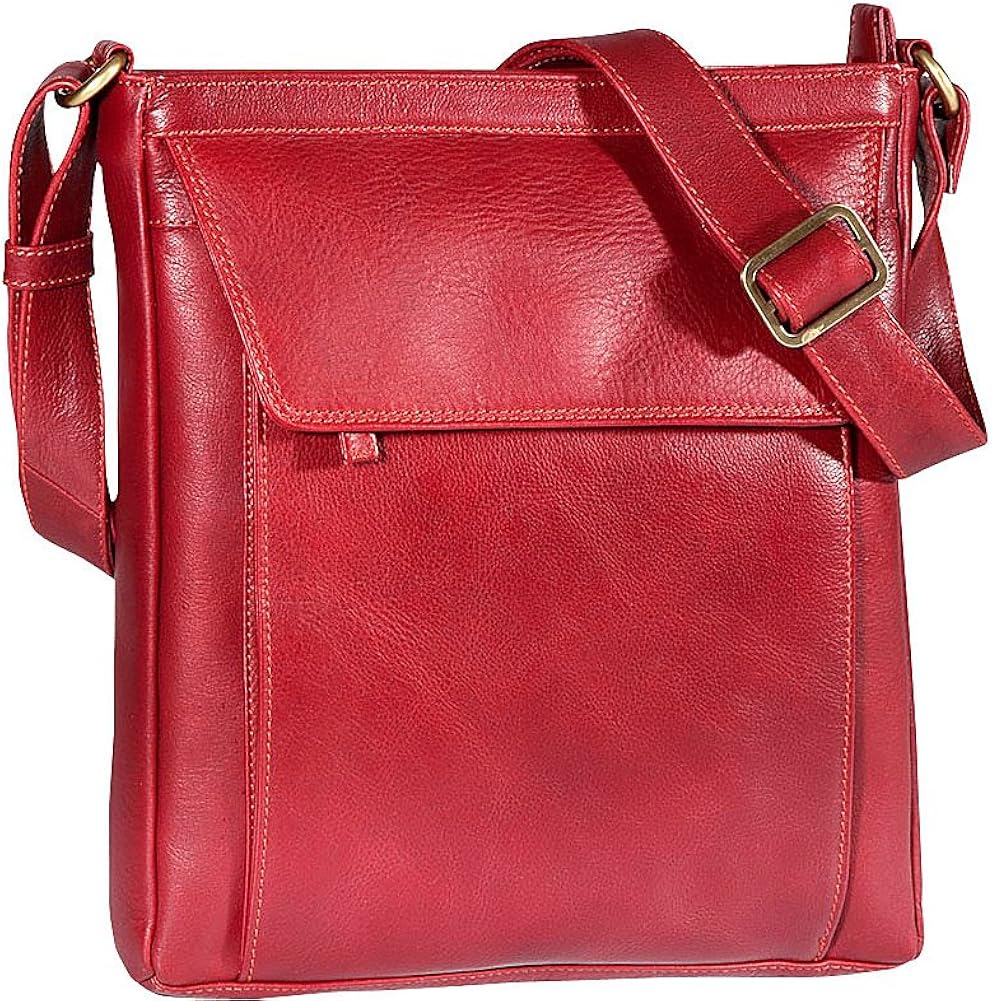 Derek Alexander Medium TabletFriendly Crossbody (Red) Amazon.ca Shoes & Handbags