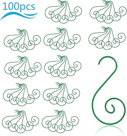 Disegni Piccoli Di Natale.Katoom Ganci Per Natale 100 Pcs Verde Natale A Forma Di S Ganci Metallo Prevenire La Caduta Disegno Decorazione Dell Albero Di Natale Accessori Piccoli Oggett Amazon It Casa E Cucina