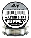 Stainless Steel 316L - 50' - 30 Gauge Wire - 50ft