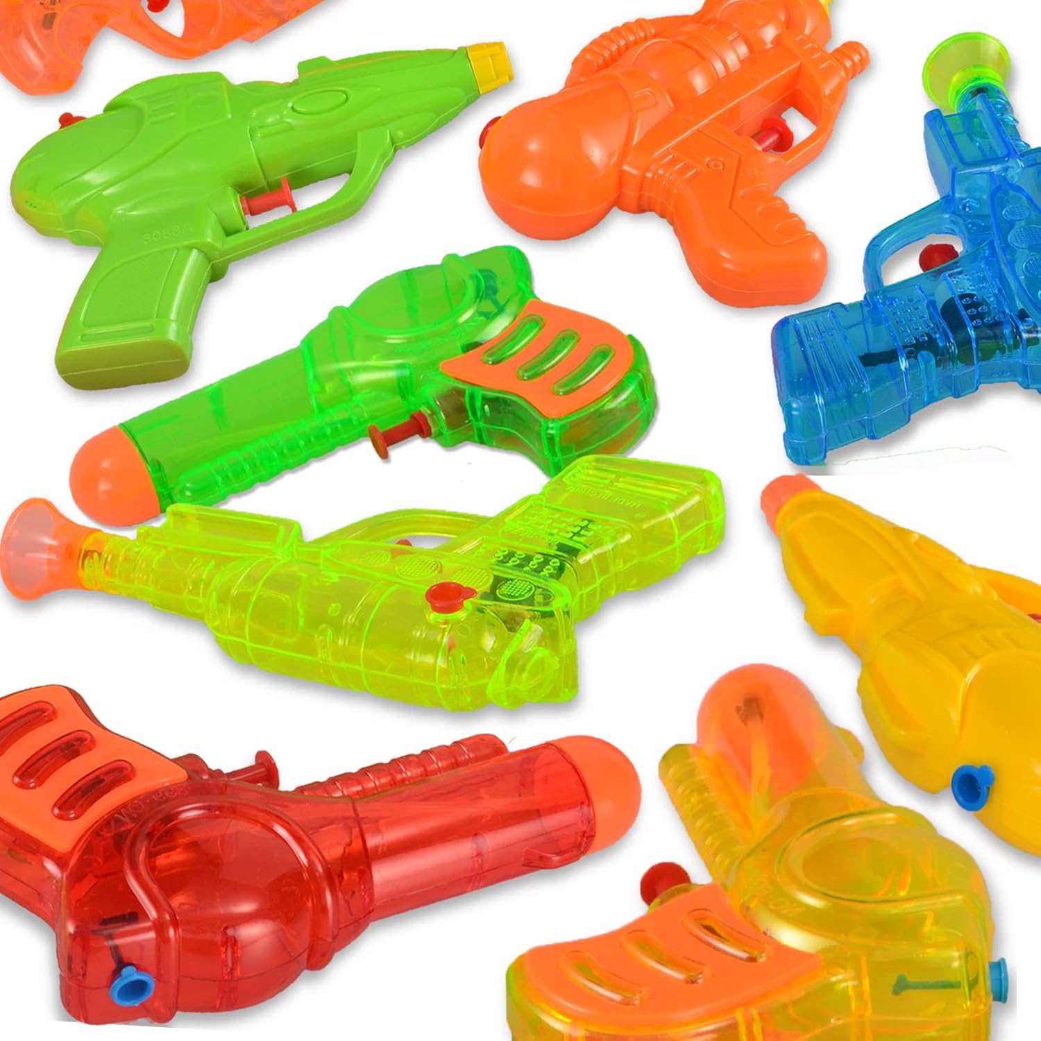 JOYIN 24 Pack Assorted Water Gun Water Blaster Soaker Summer Swimming Pool Beach Toy Water Squirt Water Fight Toys: Toys & Games
