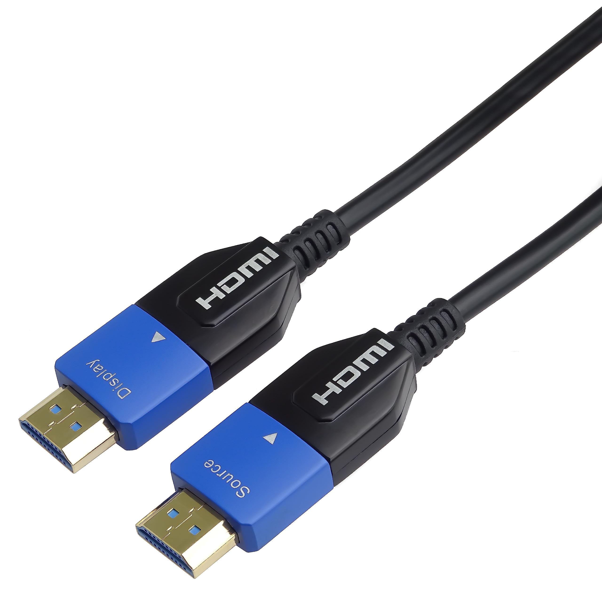 PremiumCord 8K Ultra High Speed HDMI 2.1 Optical Active Fibre Optic Cable, 48 Gbps, HDMI 2.1, 3D, EDID, ARC, HDR, Resolution 8K@60Hz 4320p, 4K@120Hz, Robust Build, Gold-Plated, Length 5 m