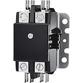 SUNLEE 2 Poles FLA 40 Amp Coil 24 VAC Air Conditioner Condenser Compressor Contactor AC Definite Purpose Contactor Universal Fit UL Recognized A2L Compliant