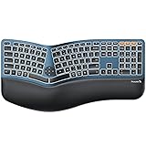 ProtoArc Backlit Bluetooth Ergonomic Keyboard, EK01