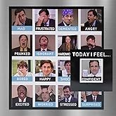 The Office Mood Magnet,The Office Gifts for TV Show Fans, Funny Magnets for Fridge,Today I'm Feeling