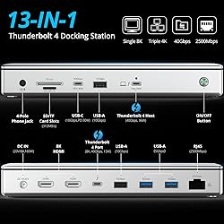 WAVLINK Thunderbolt 4 Dock with Dual HDMI