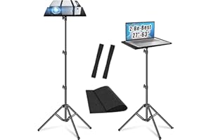 2-Be-Best Projector Stand 70-160 CM / 27-63 Inch Height Adjustable Projector Tripod Stand Portable Music Stand Foldable Tripo