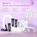 Saviland Poly Nail Gel Kit All-in-One with UV Lamp Light view 7