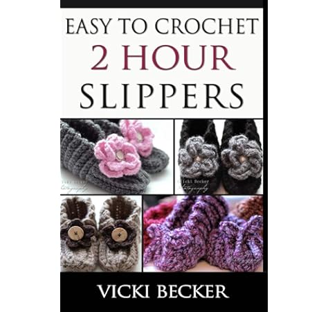 60 minute crochet slippers