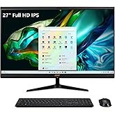 Acer Aspire C27-1800-UR12 AIO Desktop | 27" Full HD IPS Display | Intel Core i5-12450H | Intel UHD Graphics | 16GB DDR4 | 1TB
