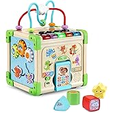LeapFrog Touch & Learn Wooden Activity Cube (English Version)