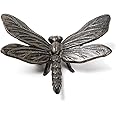 BRASSTAR Cast Iron Dragonfly Statue Delicate Modelling Interior and Exterior Decoration Suitable for Placing Study Garden Lawn Balcony TQGJPT432