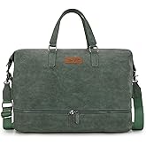 Wrangler Travel Duffel Bag Carry On Overnight Bag with Shoe Compartment Weekender Bag for Women WG253-5110GN