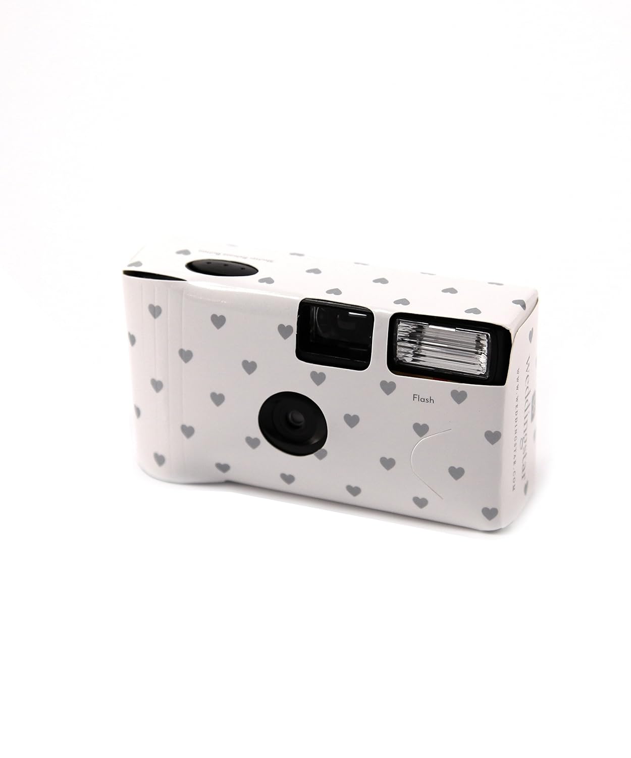 Disposable Camera with Flash White with Silver Hearts Amazon.co.uk