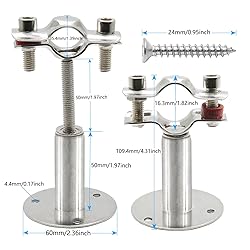 Piutouyar 2 Pcs Stainless Steel Wall Mount Ceiling