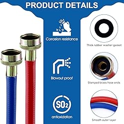 6FT Washer Water Line/Rubber Washing Machine Hoses