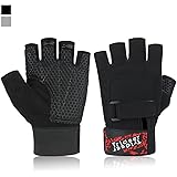 Trideer Workout Gloves, Full Palm Protection & Extra Grip, Gym Gloves for Weight Lifting, Training, Fitness, Exercise (Men & Women)