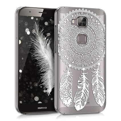 kwmobile Huawei G8 / GX8 Hülle - Handyhülle für Huawei G8 / GX8 - Handy Case in Weiß Transparent
