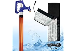 3 Ft YeloDeer 110V~120V Stickable Waterproof Pipe Heat Tape Blanket with 6Ft Power Cord, 38.5" x 6.2" Aluminum Foil Water Heat Trace Blanket for RV Park Water Hydrant Insulated
