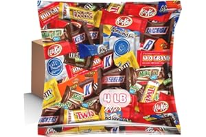 OKIDA Assorted Chocolate Variety Pack - Individually Wrapped Party Chocolate Assortment (4 LB)