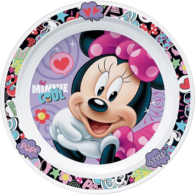 Disney Minnie Mouse Platos de postre de 19 cm | melamina | niña ...