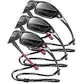 FAGUMA Sports Polarized Sunglasses For Men Cycling Driving Fishing UV400 Protection