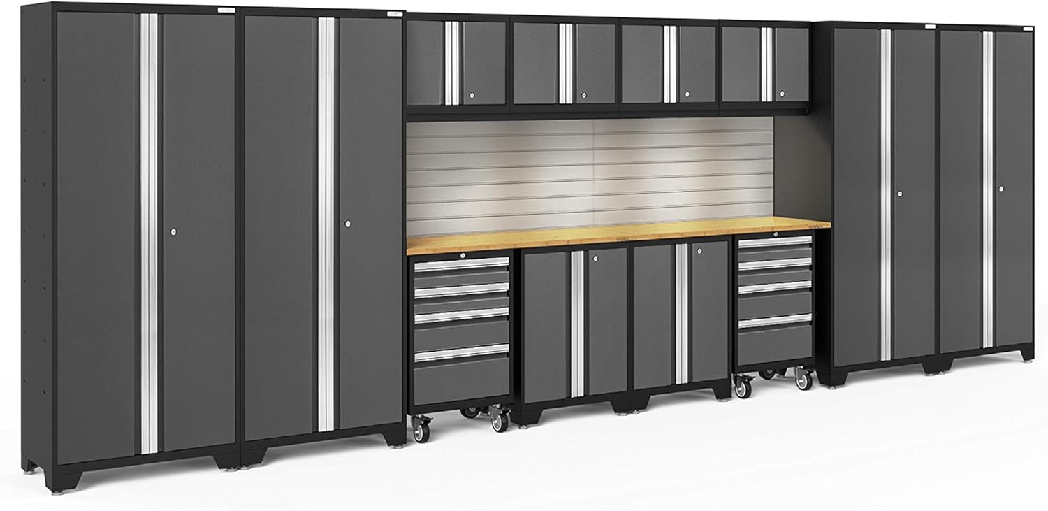 NewAge Products Bold Series Grey 14 Piece Set, Garage 56136