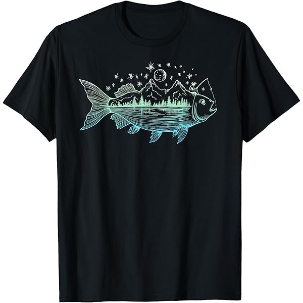 T-Shirt Pêche Mouche 'Foscoe NC' - Unisexe Taille XL - Neuf Sans Étiquette