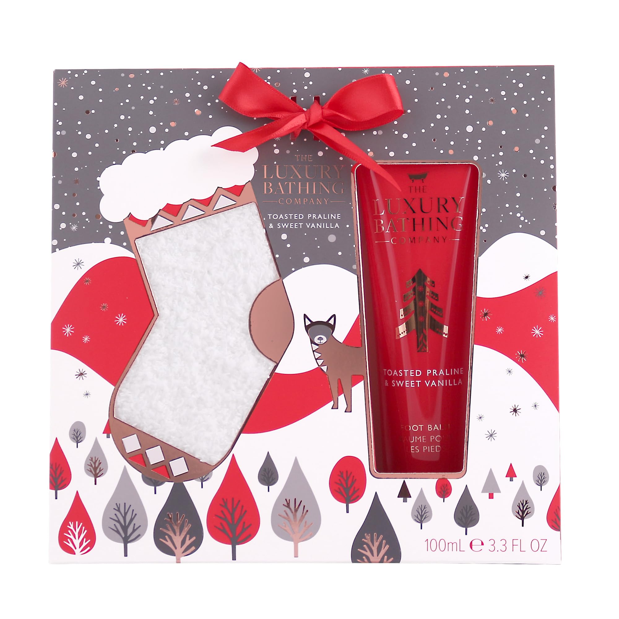 The Luxury Bathing Company - Toasted Praline & Sweet Vanilla Cosy Toes Gift Set - Vegan Friendly