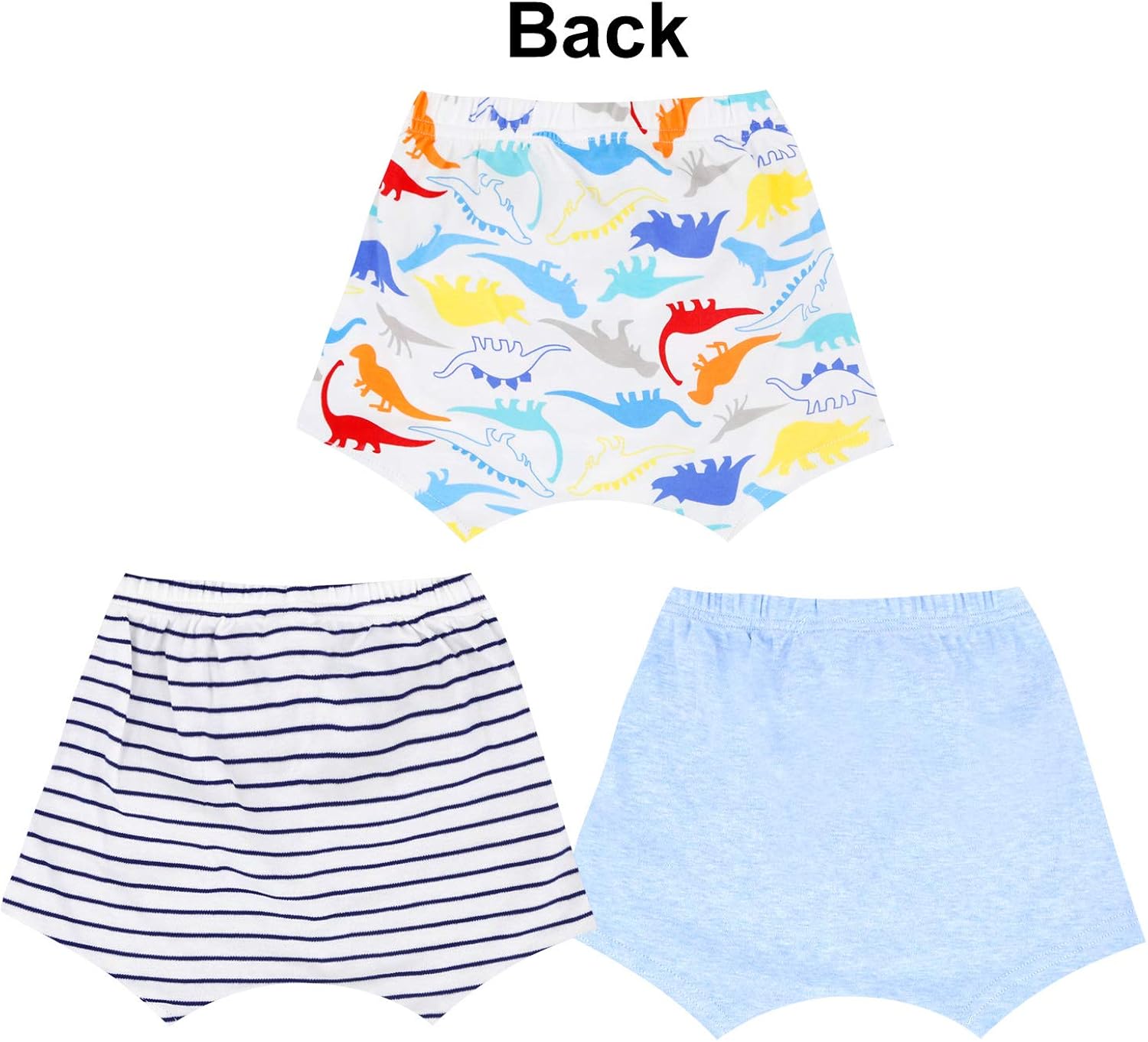 mini eggs Baby Boys/Girls Shorts 3 Pack Cotton Pull On Pants for Toddler Kids: Clothing