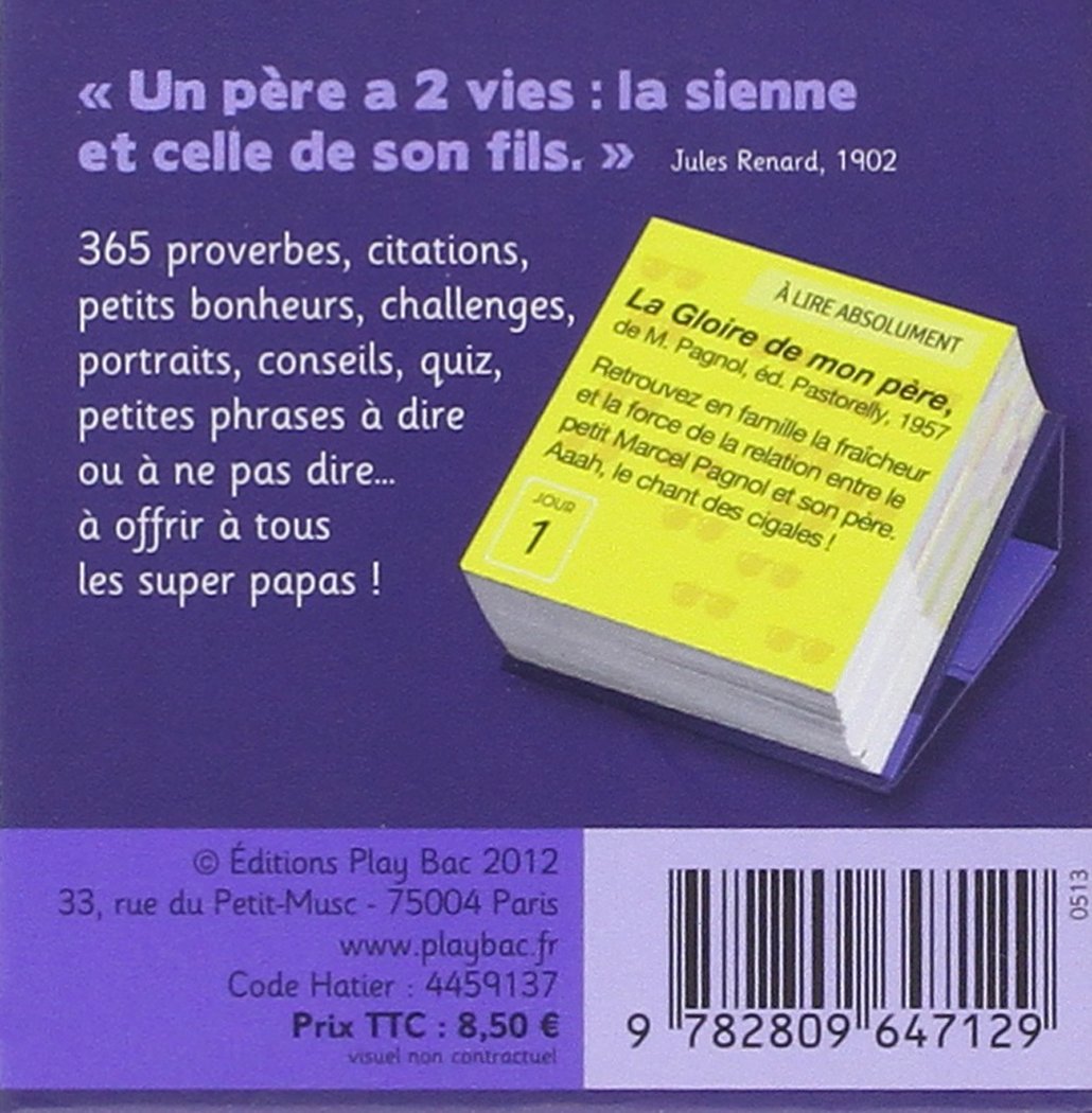 365 Messages Pour Un Super Papa P Bac Minis 365 French Edition Amazon Com Books