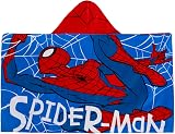 Spider-Man Hooded Towel 100% Cotton Poncho Kids Bath Beach Wrap view 9
