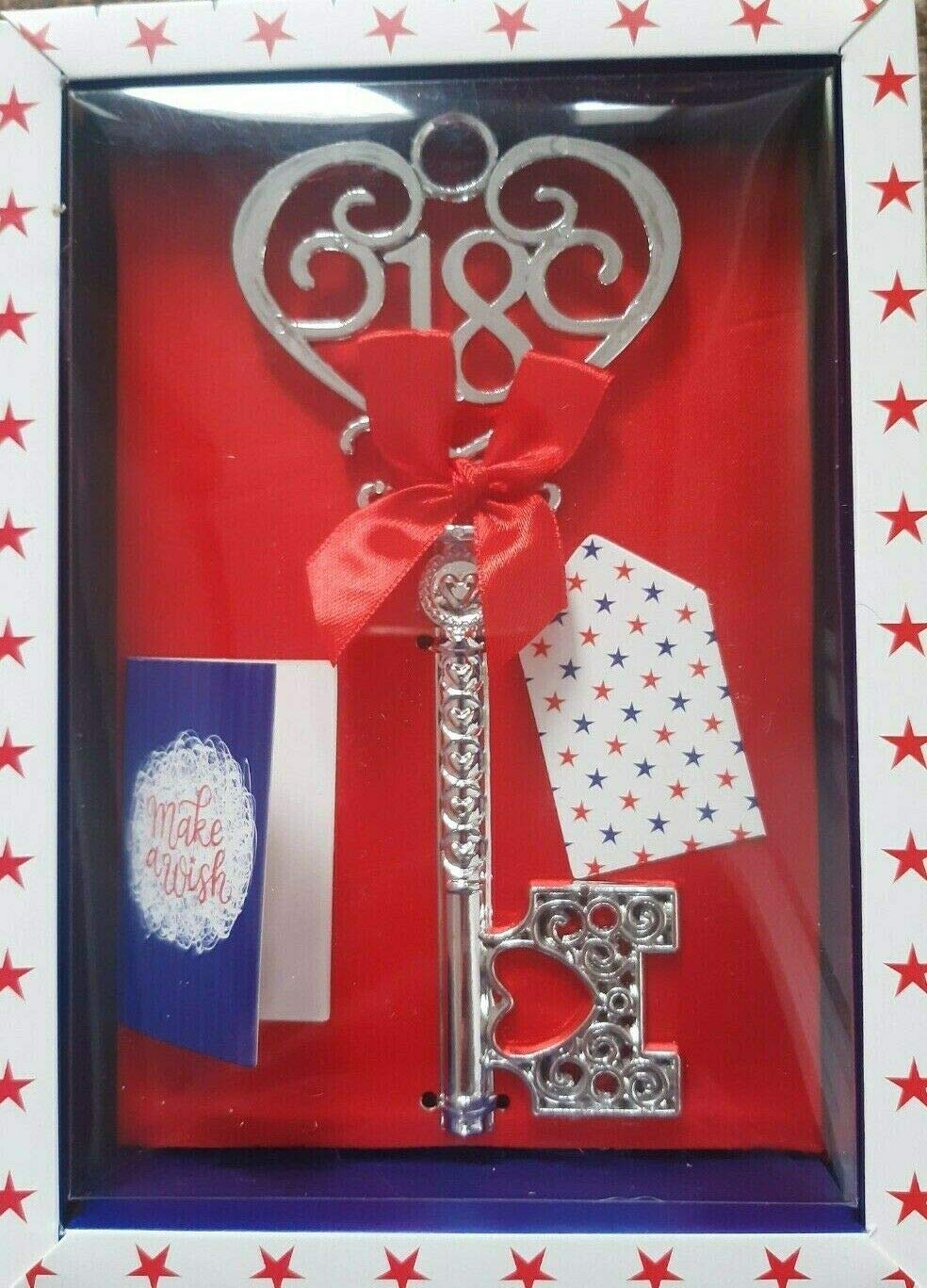 Tulip Studios 18th Key To The Door Keepsake Key Male Red