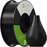 Soleyin PETG 3D Printer Filament 1.75mm, Neatly Wound Strong Toughness Filament, Smooth Glossy Finish, 1 kg Spool(2.2lbs) Dimensional Accuracy +/- 0.02mm, Fit Most FDM Printers(Black)