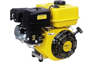 Aceup Energy Gas Engine 7HP 212cc Horizontal Shaft, 4Stroke Gas Motor, Shaft 3/4" (19mm) Diameter Recoil Start