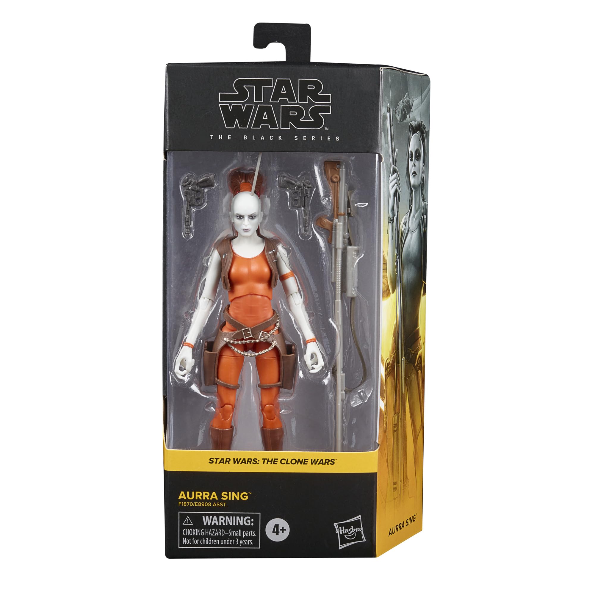 Star Wars The Black Series Aurra Sing Toy 6-Inch-Scale The Clone Wars Collectible Action Figure, Toys for Kids Ages 4 and Up