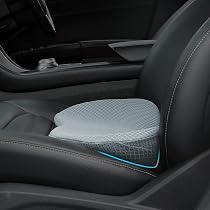 Coussin Siège Auto QYILAY - Mousse Mémoire Forme - Pour Dos Et Sciatique