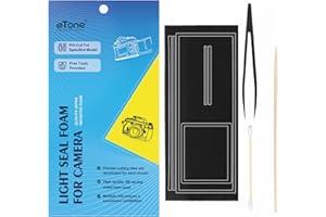 eTone Pre-Cut Custom Light Seal Foam Replace Sponge 3 Kits for Pentax 67 Film Camera