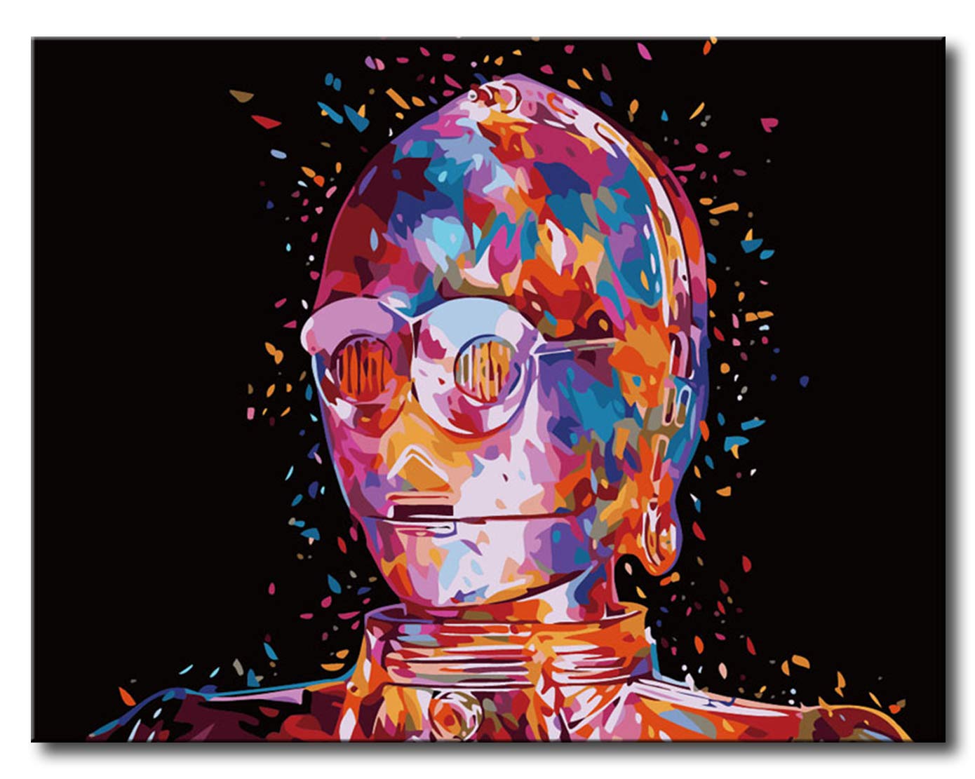 Shukqueen Paint by Number, DIY Oil Painting for Adults, Beginner's, 16X20 Inch, Frameless