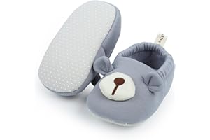 KARUNEL Baby Booties Newborn Shoes Infant Cotton Slippers Non-Slip Warm Ankle Boots for Boy Girl