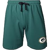 FOCO Green Bay Packers NFL Mens Team Color Woven Shorts - L