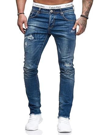 Jeans Hose Slim Fit Skinny Stretch Destroyed Washed 1326