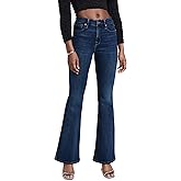 WHITE001 GOOD LEGS FLARED JEANS