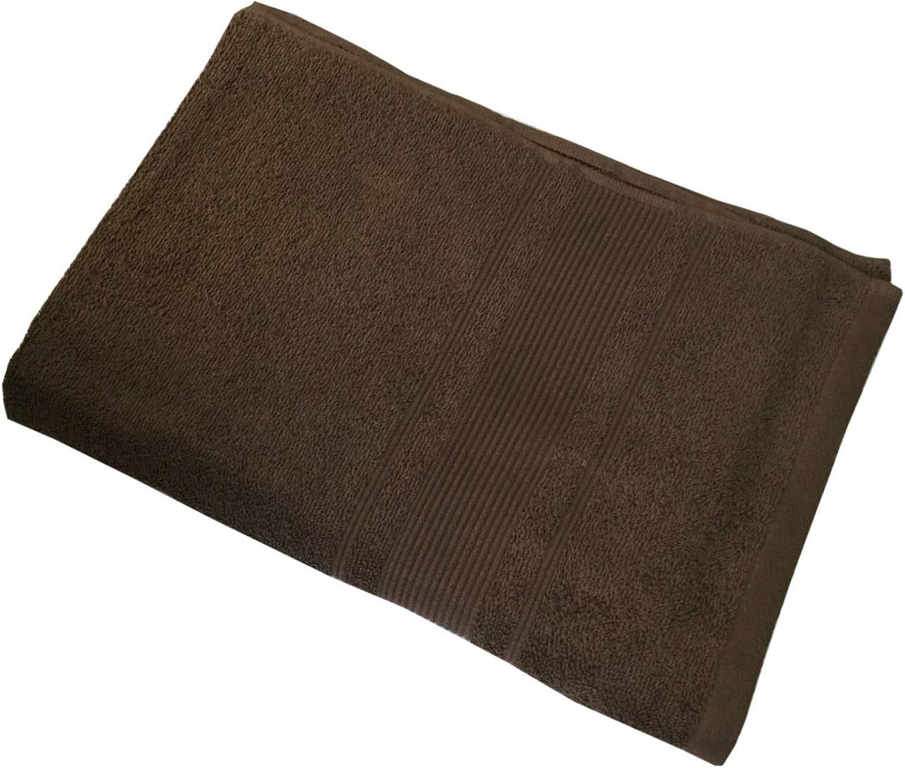 Lushomes Ultra Absorbent Ladies Choco Brown Bath Towel Size 24” x 48” (60 x 120 cms, Single pc)