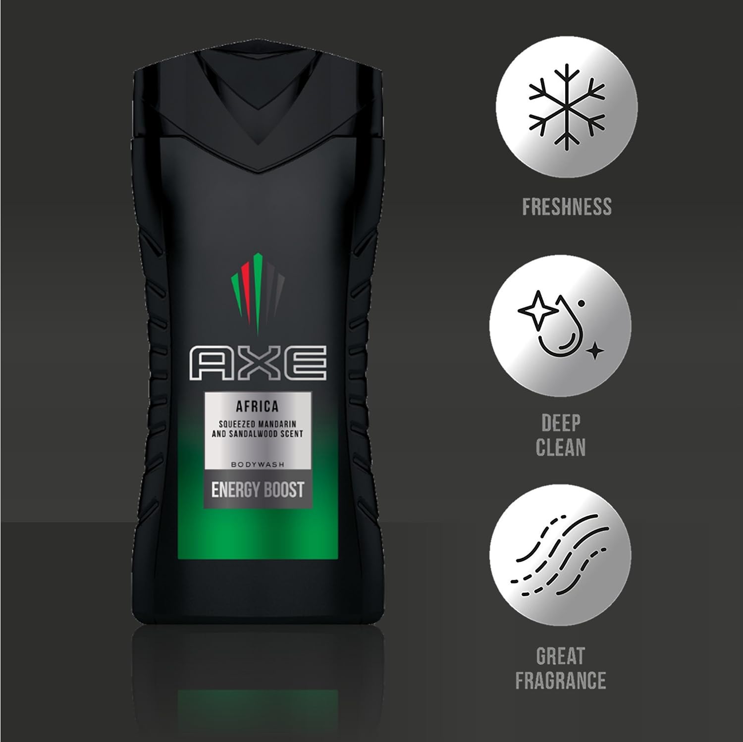 Axe Africa shower gel (1 x 250 ml) - Image 4
