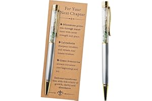 Crystal Pen For Women,New Job New Beginning Inspirational Gifts With Gift Box & Card,Leaving Gifts Good Luck Gift For Nurses,