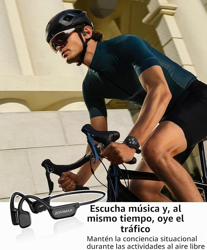 Auriculares Conducción Ósea Natación, IPX8, MP3 8 GB, Bluetooth 6.0 — foto 7 de 8